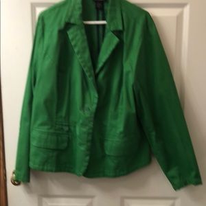 Lane Bryant Green Blazer